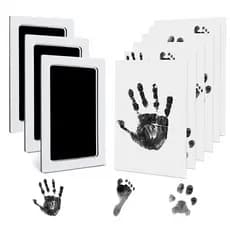 A Mão Não-Tóxica Kit De Impressão De Lembranças De Tinta Recém-Nascidos Impressão Manual de Pegada de Cão e Gato