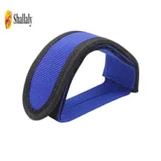 Soft Bike Pedal Tape Sturdy Straps Toe Anti-slip Canvas Belt for Mountain Fixed Gear Bikes Durable Double-layer Hook Lac