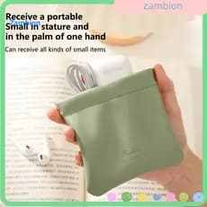 Bolsa De Armazenamento De Cabo À Prova D'água , Grande Capacidade , Fechamento Automático , Batom , Supr
