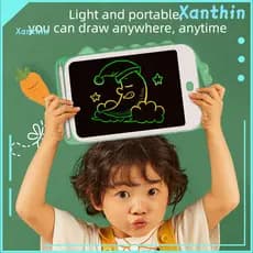 Kids Drawing Tablet Children Writing Pad 8.5-inch Lcd with Stylus Colorful Dinosaur Design Pressure-sensitive Electronic