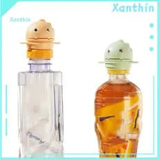 Commuting Water Bottle Cap Travel Lid Universal Leak-proof Spout with Straw – Portable Reusable Adapter for Easy Drink