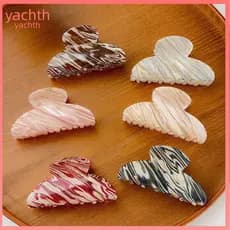 Durable Hair Claw Reusable Clip Women’s Pattern Shark – Comfortable Back Head Accessory for Wear and Shower Stylish