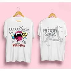 [Camiseta Premium em Algodão Puro]SISI Camiseta Enhypen Blood Saga Tour 2026