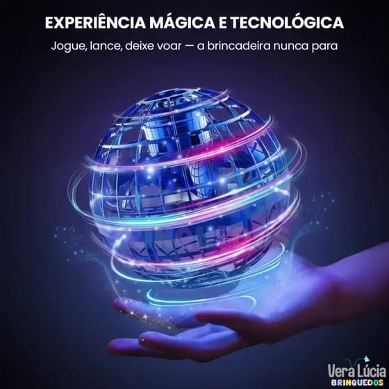Bola Magica Voadora LED Brinquedos Infantis Bola Maluca Flynova Pro Spinner Voador Com Led Colorido