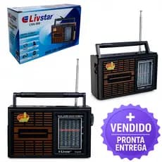 Radio Retrô Portatil P/ Cadeia Presidio 4 Bandas Clássico Am/ Fm/ Tv/ Sw Alta Qualidade Som Potente