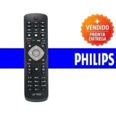 Controle Remoto Compativel TV Philips LCD Substituição Perfeita Controle Total Volume Canais