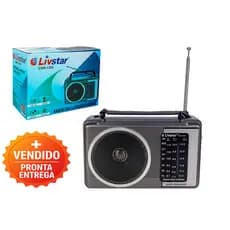 Rádio Retrô AM FM a energia Alto-Falante de Alta Qualidade,Antena Extensível e Ótima Sintonização