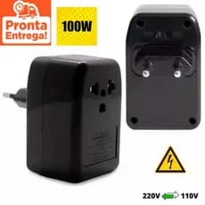 Transformador Conversor de Voltagem  110V Para 220V 100 Watts LEIA A DESCRIÇÃO
