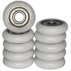 Roldana 30mm com Rolamento 608ZZ Kit 10 Peças
