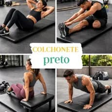 Colchonete Academia Profissional 90x40x3 Alta Densidade Fitness Yoga Pilates Treino Escolar