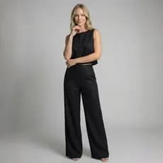 Conjunto de Linho Feminino – Calça e Blusa Alfaiataria, Look Chic e Confortável