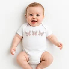 Body bebê algodão com Strass