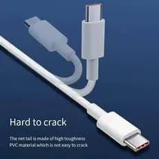 Kit 2x Cabo Carregador XiaTipo C USB 6A Turbo