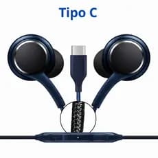 Fone de Ouvido Tipo C S20 S21+ S21 Ultra S22 S23 M53 Note 10 Note 20 S10 A33 A53 A54 A72 A73