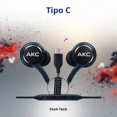 Fone De Ouvido Tipo C Microfone Para Celular Galaxy S21 S20 S22 A51 A55 S23 Ultra M52 5G M53