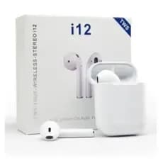 Fone De Ouvido Bluetooth TWS V5.0 Touch - i12 Para iPhone, Galaxy, Xiaomi e Moto G