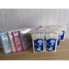 Kit 1+4 Arte & Diversão: Livro de Colorir + Marcadores Acrílicos (24/36/48 cores) + Livro de Desenho a Laser 50 Páginas