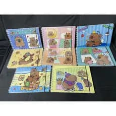 kit 6 Livro de Colorir Com Capa Dura,Laser de cobertura,,Caderno de Desenho Pintura 50 Páginas，Livro de colorir
