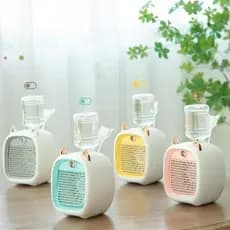 Mini Umidificador com ventilador, Recarregavel Gatinho De Mesa Para Casa/Escritório,,Mini Umidificador com ventilador,