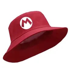 Chapéu praia Bucket Hat cata ovo Mario e Luigi game jogo card old antigas exclusivo