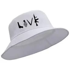 Chapéu Bucket Hat Love Armas Guerra New Cap boné