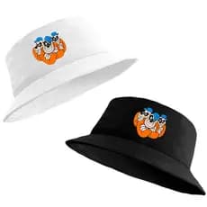 Chapéu Bucket Hat Unissex Leve Estilo Praia Moda Verão Sol Estampado Irmãos Metralha