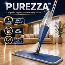 Mop Spray Limpeza Rápida com Reservatório Recarregável Esfregão Microfibra Multiuso