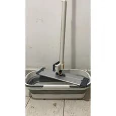 Rodo Mop Flat Seca C/ Balde Retratil Para Limpeza ，Acompanha 2Refil