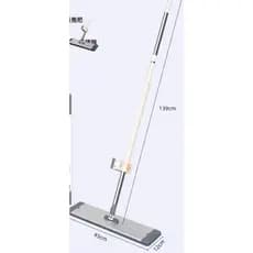 Rodo Mop Esfregão Flat Mop Grande Limpa E Seca C/ 2 Refil Limpa Vidros Canto Janela Chão MultiUso