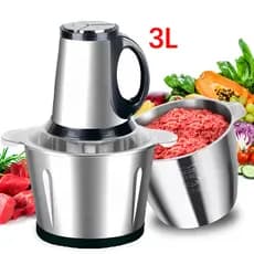 3L Processador De Alimentos Moedor De Carne, Alho, Mixer Elétrica, Processador, Cozinha, Casa - 110v