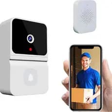 Campainha de Vídeo inteligente WIFI Sem Fio Com Visão Noturna Video Porteiro