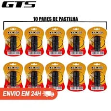 Kit 10 Pares Porta Patins Pastilhas Sapata de Freio GTS V-Brake 70mm Bike Bicicleta Orbital