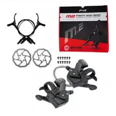 Freio Á Disco Hidráulico GTS + Alavanca Passador Trocador GTS 7V / 8V Para Bike Bicicleta