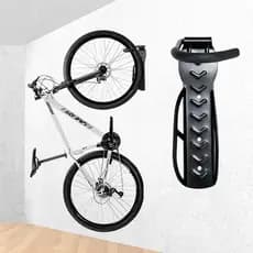 Gancho Suporte Parede Para Pendurar Bicicleta Universal Preto