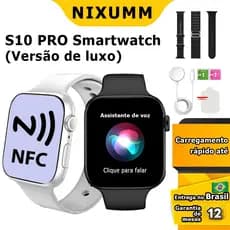 2025 Novo Relógio Smartwatch HW10 PRO4 3 Tela Amoled,Chat Gpt,NFC,Assistente de voz,IP67 à prova d'água