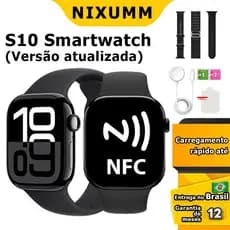 Relógio inteligente Smartwatch Original S10 Versão atualizada Super Amoled Nfc Para Android IOS