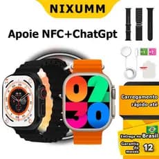 Novo 2025 relógio smartwatch com nfc SUPER AMOLED Suporte IP67 à prova d'água