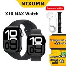 【Cinta de relógio grátis】2025 Novo Smartwatch Watch X Serie 10 Tela Amoled Masculino Feminino Lançamento