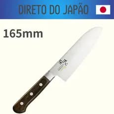 Faca Kai Corporation Santoku Seki Magoroku BeniFuji 165 Mm Fabricada No Japão AB5437