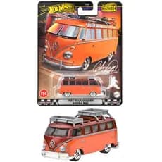 Hot Wheels Boulevard 67 Volkswagen Samba Bus veículo brinquedo mini carro a partir de 3 anos laranja HRT62