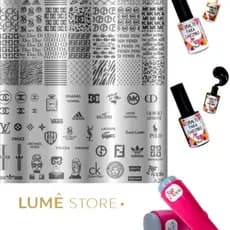 Apipila Carimbo Multimarcas para Unhas em Gel, Manicures