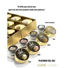 Gel Platinum D&Z, para unhas de gel, manicures