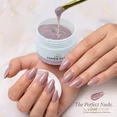 Gel de Acabamento para Unhas de Gel Hard Control Cover Nude D&Z 18g manicures