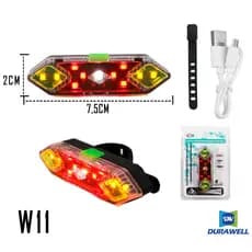 Sinalizador Para Bicicleta Lanterna Traseira Super Forte Bike Led W11 PROMOÇÃO