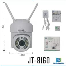 Câmera De Segurança Inteligente Wifi Ip66 Visão Noturna Durawell JT-8160 App YOOSEE