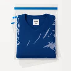 Kit 100 Unidades Embalagem Saco Transparente Com Aba Adesiva Saquinho Para Roupas Alta Qualidade
