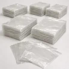 Kit 500 Unidades Saco PP Transparente Resistente Embalar Roupas Presentes