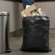 Saco de Lixo Reforçado 60L Preto Resistente Direto da Fabrica Para Restaurante Pousada Envio Rapido
