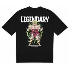 [Camiseta Premium em Algodão Puro]GXG Camiseta oversized Brolly lendario anime dragonball treino