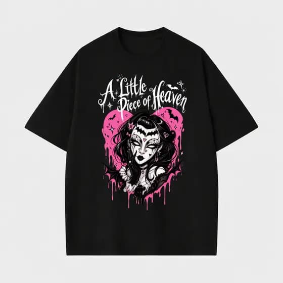 [Camiseta Premium em Algodão Puro]GXG Camiseta Rock Metal Avenged Sevenfold a Little Piece of Heaven